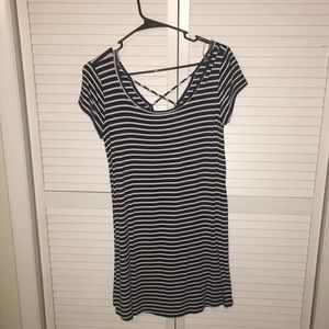 Striped T-Shirt Dress